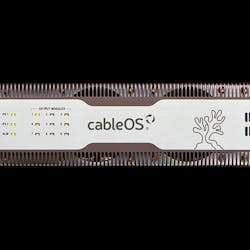 Housing up to nine modular line cards in two standard rack units, each with two independent Remote-PHY devices (RPDs) for a total of 18 RPDs, Harmonic says its CableOS Reef RPS &apos;delivers significantly increased density relative to existing solutions and unprecedented low power consumption.&apos;