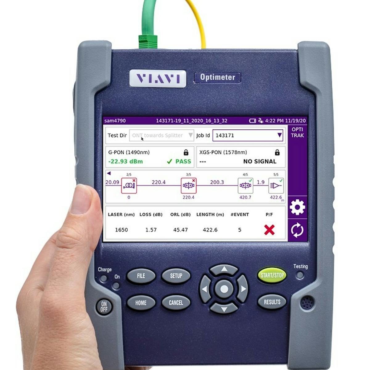 The Viavi Optimeter enables last mile fiber deployment to be completed with confidence.