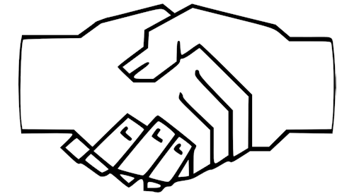 Handshake Open Clipart Vectors