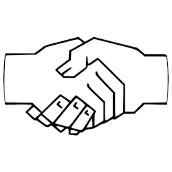 Handshake Open Clipart Vectors