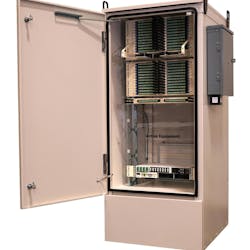 Clearfield&apos;s FieldSmart FiberFlex 3000 outdoor cabinet