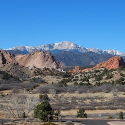 Pikes Peak in the Front Range of Colorado&apos;s Southern Rocky Mountains