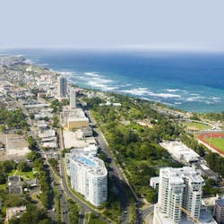 Aerial view of Northeast Puerto Rico